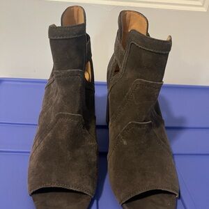 Joe’s Dark Grey Suede Women's Ankle Boots